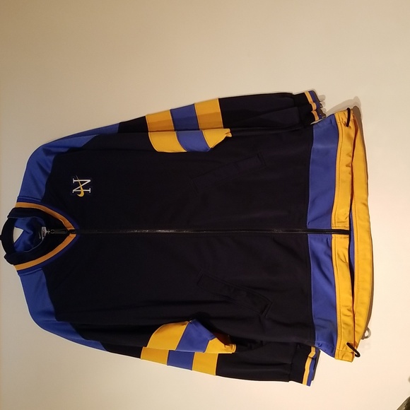 Vintage Nike Spellout Men's Sweater Top / Sz M / Dark blue, medium blue,… - Picture 3 of 17